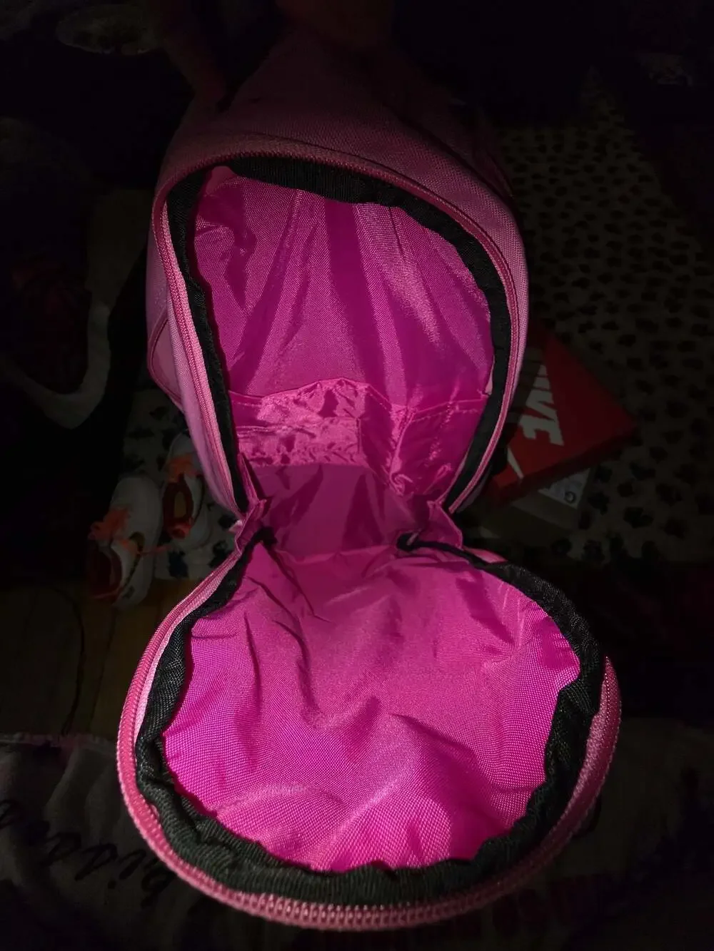 Nike Youth Graphic Pink Backpack with Floral Print